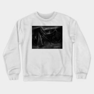 Get On Your Bike And Ride - Black And White Crewneck Sweatshirt